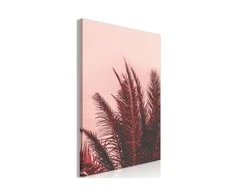 Artgeist Paveikslas - Palm Trees at Sunset (1 Part) Vertical