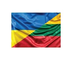 Magnetinis lipdukas Ukrainos ir Lietuvos vėliava 1+1 DOVANU