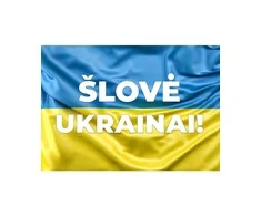 Magnetinis lipdukas Ukrainos vėliava 1+1 DOVANU