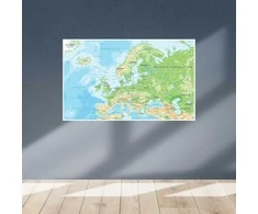 Plakatas Pasaulio žemėlapis (anglų. k.)