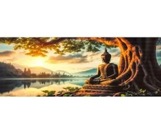 Tekstūriniai fototapetai - Buda, meditacija 637x235cm (PASKUTINIAI)