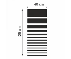 Dekoratyvinis veidrodis "Uždanga Linijos"