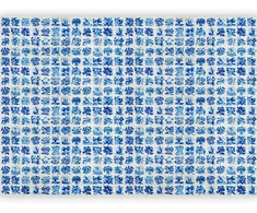 Fototapetai - Azulejo plytelės tradicinės portugališkos keramikos raštas