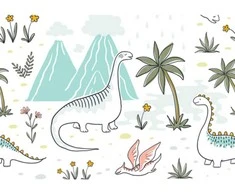 Fototapetai - Dinozaurai mažiesiems
