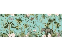 Fototapetai - Flamingo ir dramblys