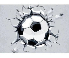 Fototapetai - Futbolo kamuolys
