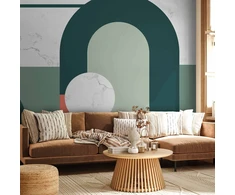 Fototapetai - Geometrinis raštas su marmuro motyvu