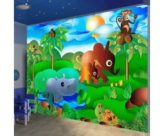 Fototapetai - Gyvūnų šeima 300x210cm (PASKUTINIS)
