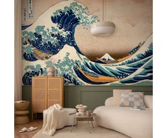 Fototapetai - Hokusai didžioji Kanagavos banga reprodukcija