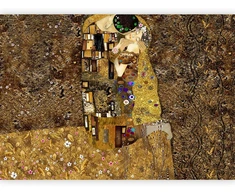 Fototapetai - Klimto įkvėpimas auksinis bučinys