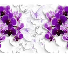 Fototapetai - Orchidėjos brangakmeniai