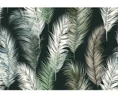 Fototapetai - Plunksnų fone