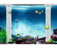 Fototapetai - Povandeninio miesto užuominos