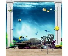 Fototapetai - Povandeninio miesto užuominos