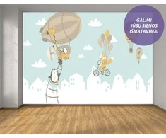 Fototapetai - Skraidantis miestas