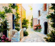 Fototapetai - Tapyta Italijos gatvelė