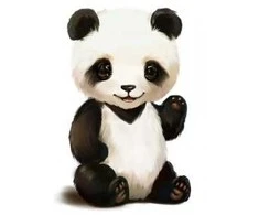 Interjero lipdukas Panda 50x75cm