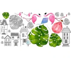 Interjero lipdukų rinkinys vaikams 10315