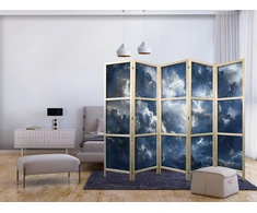 Japoniška kambario pertvara - Astronominiai stebuklai: debesys ir žvaigždės harmoningame derinyje