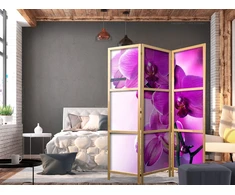 Japoniška kambario pertvara - Violetinės orchidėjos I