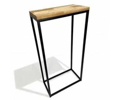 Konsolė - Loft 40X80X20cm. Vienos lentynos