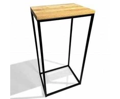 Konsolė - Loft 40X80X30cm. Vienos lentynos