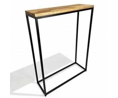 Konsolė - Loft 60X80X20cm. Vienos lentynos