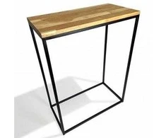 Konsolė - Loft 60X80X30cm. Vienos lentynos