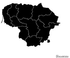 Lipdukas „Lietuvos žemėlapis“