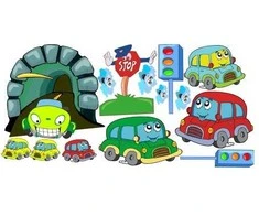 Lipdukas vaikams "Automobiliai 2"