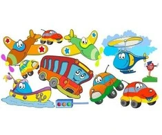 Lipdukas vaikams "Automobiliai 4"