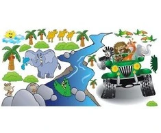 Lipdukas vaikams "Safari"