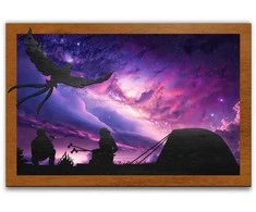 Medinis paveikslas - Fenikso Atgimimas: Nebulos Pažadai