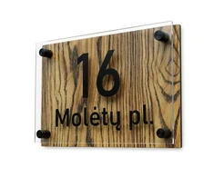 Namo numeris – adreso lentelė Terra Wood