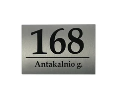 Namo numeris - Aliuminio plokštė 30x20cm