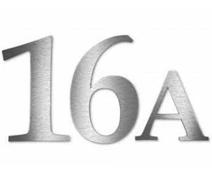 Namo numeris - Skaičius (1 skaitmuo arba raidė)