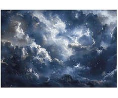 Paveikslas - Astronominiai stebuklai - debesų ir žvaigždžių harmonija