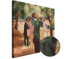 Paveikslas August Macke - Moteris žaliu švarku