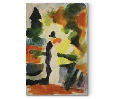 Paveikslas August Macke - Pora parke