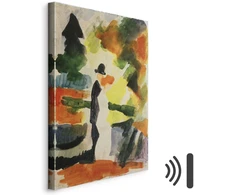 Paveikslas August Macke - Pora parke