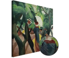 Paveikslas August Macke - Promenada