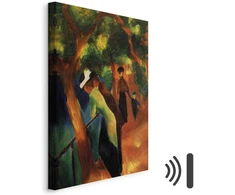 Paveikslas August Macke - Saulėtas takas
