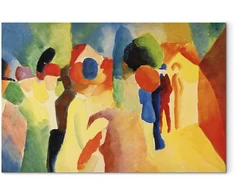 Paveikslas August Macke - Su geltonu švarku