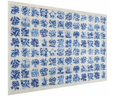 Paveikslas - Azulejos plytelės - tradiciniai portugališki keraminiai raštai
