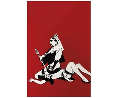 Paveikslas - Banksy: Karalienė Viktorija