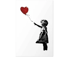 Paveikslas - Banksy: Mergaitė su balionu