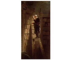 Paveikslas Carl Spitzweg - Knygų graužikas