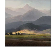 Paveikslas Caspar David Friedrich - Didieji kalnai