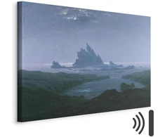 Paveikslas Caspar David Friedrich - Uolos prie jūros kranto