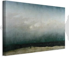 Paveikslas Caspar David Friedrich - Vienuolis prie jūros